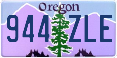 OR license plate 944ZLE