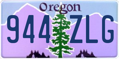 OR license plate 944ZLG