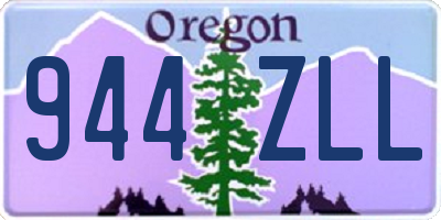 OR license plate 944ZLL