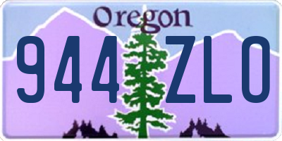 OR license plate 944ZLO
