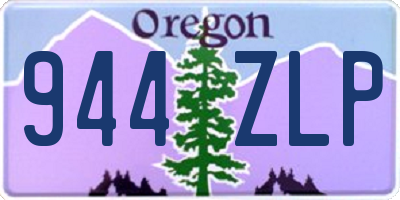 OR license plate 944ZLP