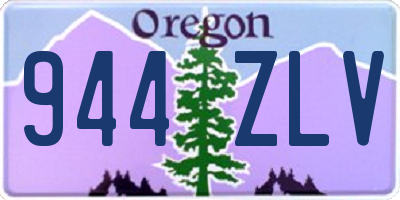 OR license plate 944ZLV