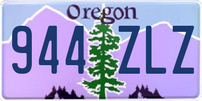 OR license plate 944ZLZ