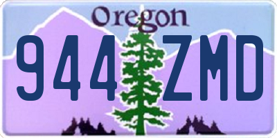 OR license plate 944ZMD