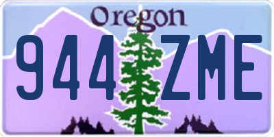 OR license plate 944ZME