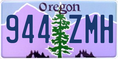 OR license plate 944ZMH
