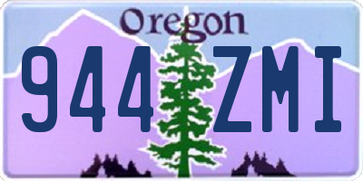 OR license plate 944ZMI