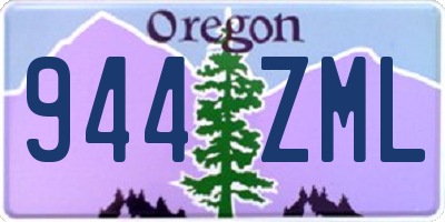 OR license plate 944ZML