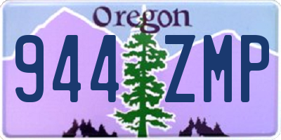 OR license plate 944ZMP