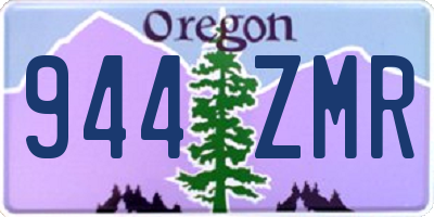 OR license plate 944ZMR