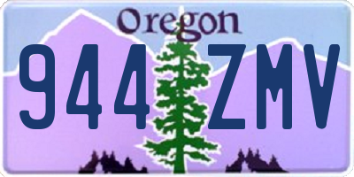 OR license plate 944ZMV
