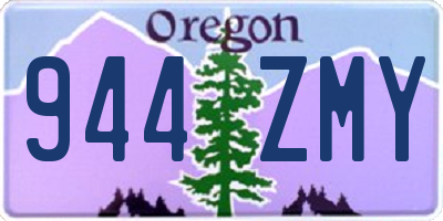 OR license plate 944ZMY