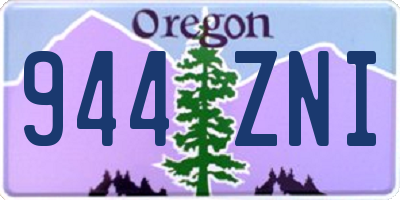 OR license plate 944ZNI