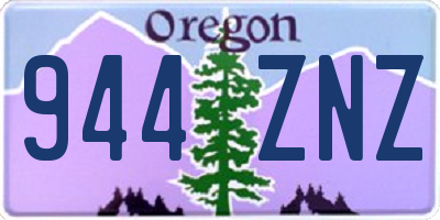 OR license plate 944ZNZ