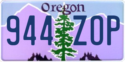 OR license plate 944ZOP