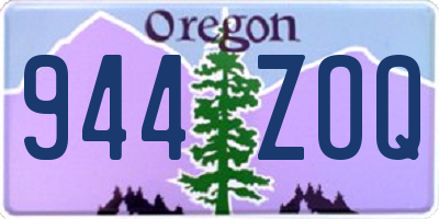 OR license plate 944ZOQ
