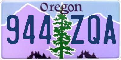 OR license plate 944ZQA