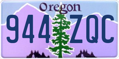 OR license plate 944ZQC