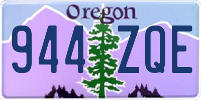 OR license plate 944ZQE
