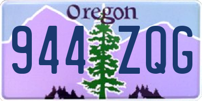 OR license plate 944ZQG