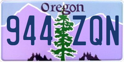 OR license plate 944ZQN