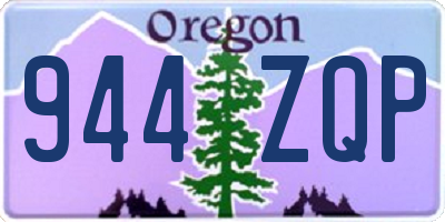 OR license plate 944ZQP