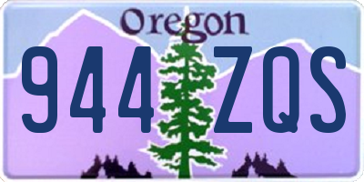 OR license plate 944ZQS