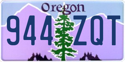 OR license plate 944ZQT
