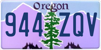 OR license plate 944ZQV
