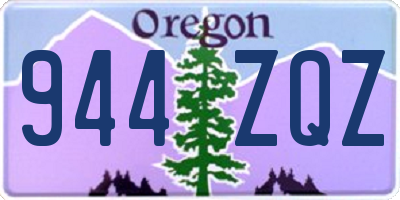 OR license plate 944ZQZ