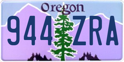 OR license plate 944ZRA