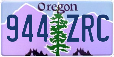 OR license plate 944ZRC