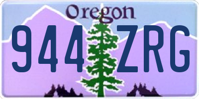 OR license plate 944ZRG