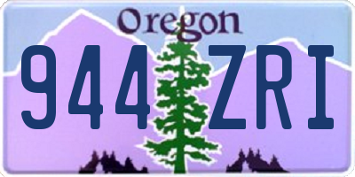 OR license plate 944ZRI