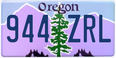 OR license plate 944ZRL