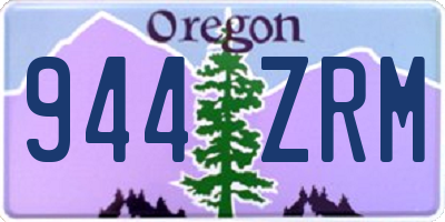 OR license plate 944ZRM