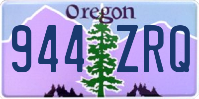 OR license plate 944ZRQ