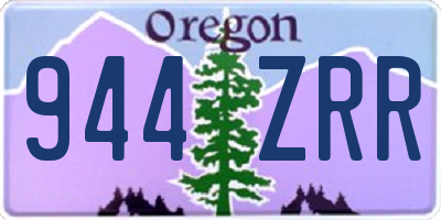OR license plate 944ZRR