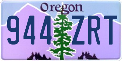 OR license plate 944ZRT