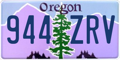 OR license plate 944ZRV