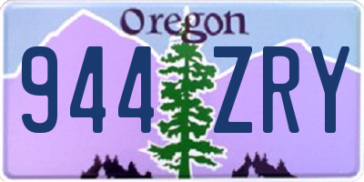 OR license plate 944ZRY