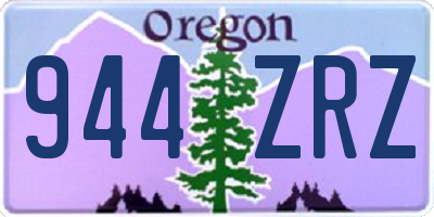 OR license plate 944ZRZ