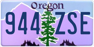 OR license plate 944ZSE