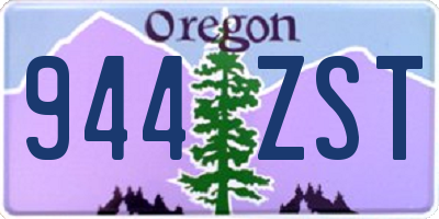 OR license plate 944ZST