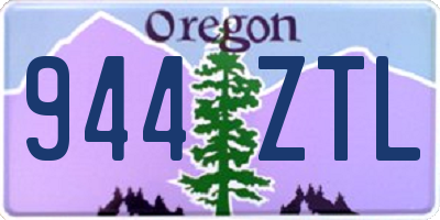 OR license plate 944ZTL