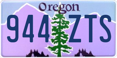 OR license plate 944ZTS