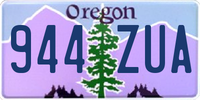 OR license plate 944ZUA