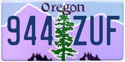 OR license plate 944ZUF