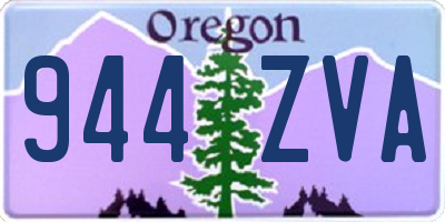 OR license plate 944ZVA