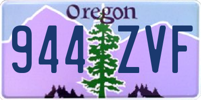 OR license plate 944ZVF